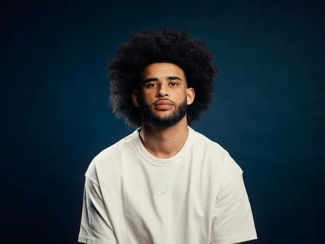 Studio portrait of Dante Moore