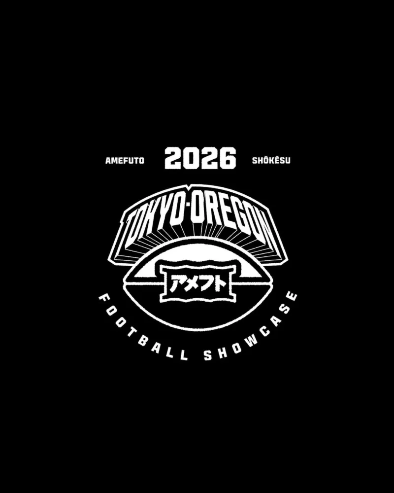 Tokyo&ndash;Oregon 2026 Football Showcase emblem
