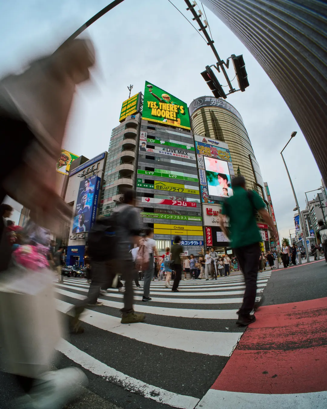 Dante Moore ‘Yes, There’s Moore’ billboard — Larger Than Life, Tokyo